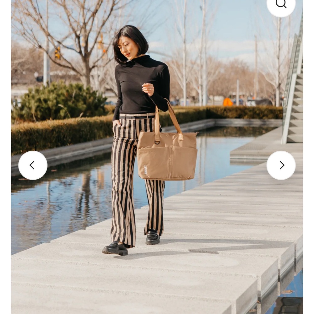 Stylish Tan Tote Bag